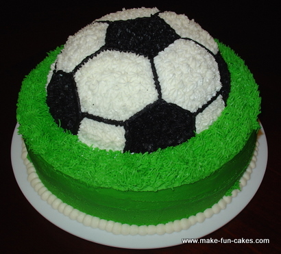 Flower Birthday Cake on Cake For An End Of Season Soccer Party Soccer Birthday Party Or
