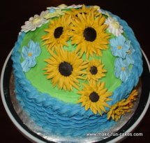 girl birthday cake