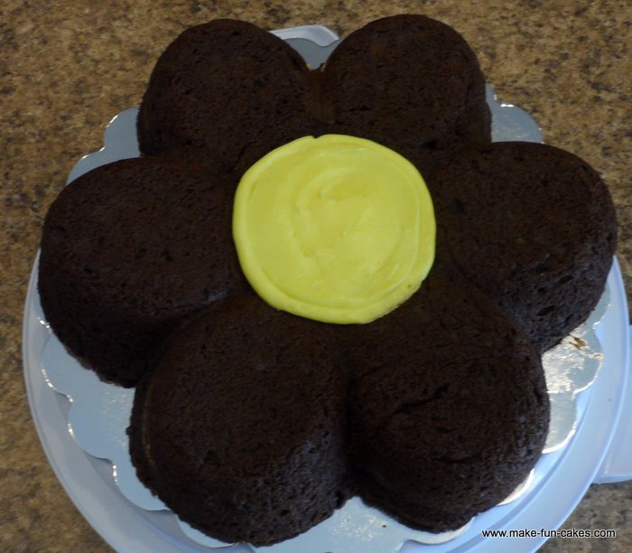 flower birthday cake