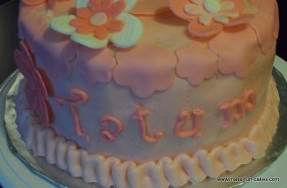 flower birthday cake