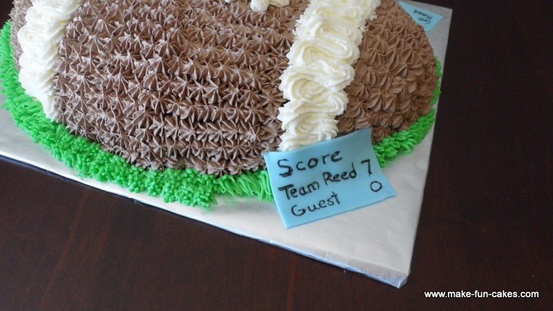 football cake