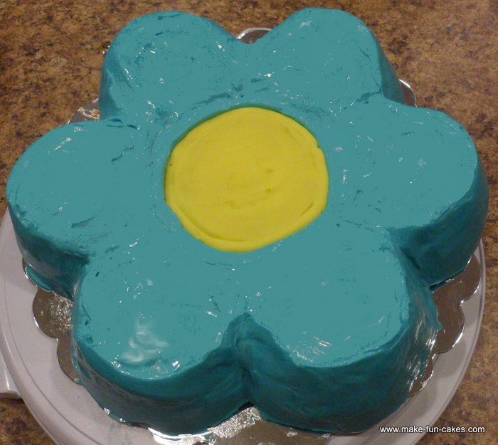 flower birthday cake