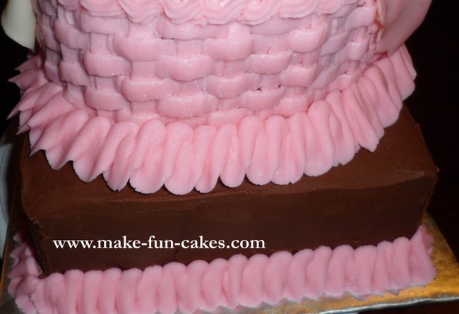 girl baby shower cake