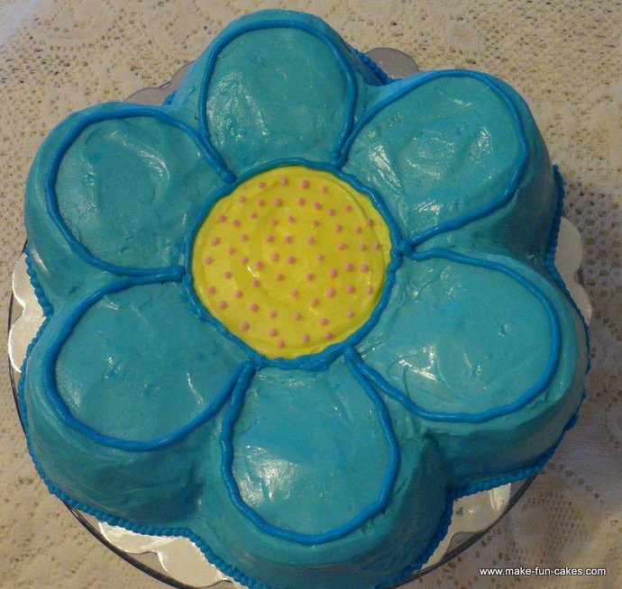 flower birthday cake